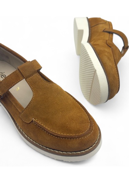 Javelle Taba Süet Hakiki Deri Casual Kadın Loafer indirimleri