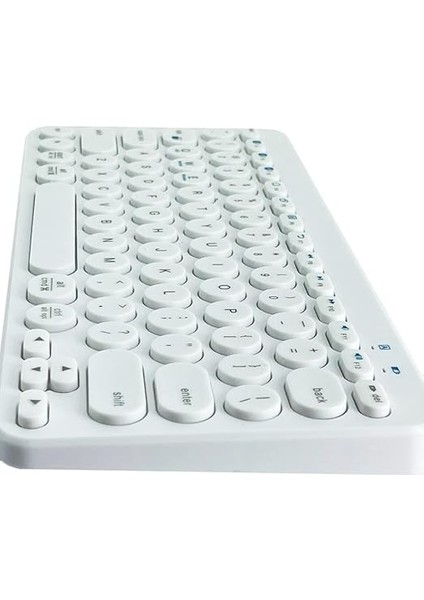 B380 Bluetooth Bağlantılı Ince Ergonomik Tasarım IPad Ile Uyumlu Taşınabiilir Telefon Tablet Için Türkçe Q Bluetooth Bağlantılı Klavye (Beyaz) modelleri