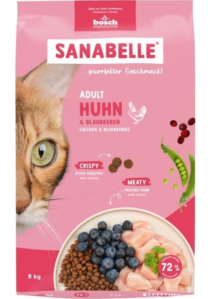 Taze Kümes Hayvanlı Yetişkin Kedi Maması 8 kg