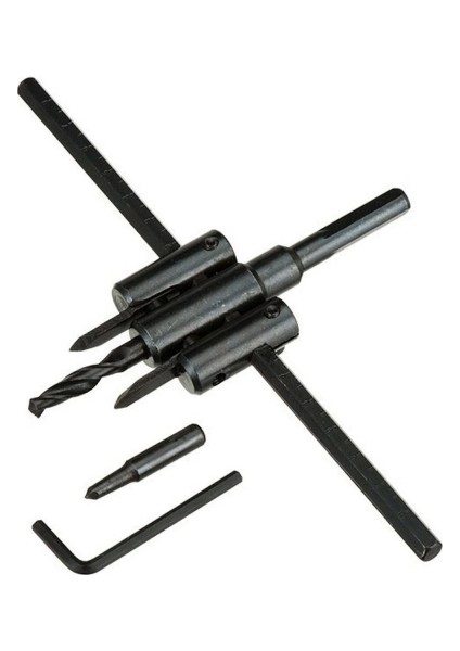 Matkap Ayarlı Panç Delme Seti 200 mm