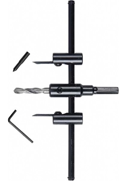 Matkap Ayarlı Panç Delme Seti 200 mm modelleri