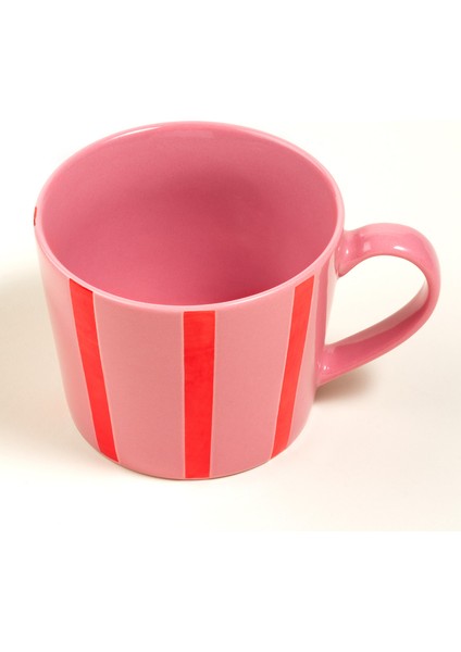 Luohu Porselen Kupa 360 Ml Pembe modelleri