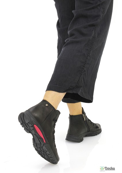 Mammimia Kadın Hakiki Deri Ortopedik Fermuarlı Spor Günlük Bot M26/KB4465 indirimleri