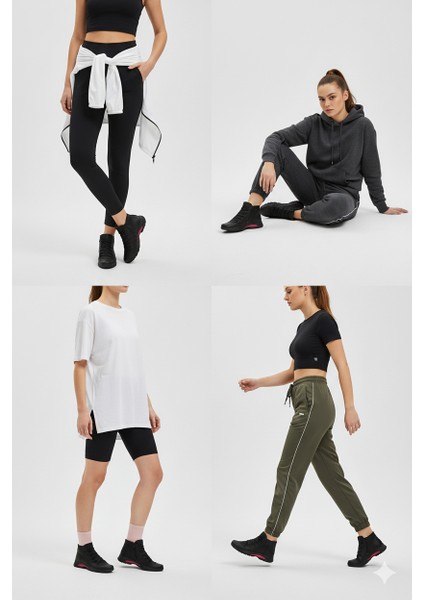 Mammimia Kadın Hakiki Deri Ortopedik Fermuarlı Spor Günlük Bot M26/KB4465