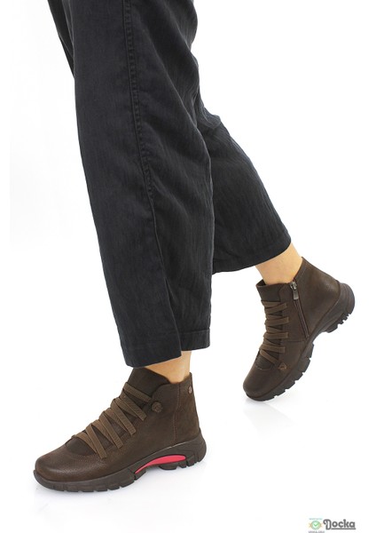 Mammimia Kadın Hakiki Deri Ortopedik Fermuarlı Spor Günlük Bot M26/KB4465 fiyatları