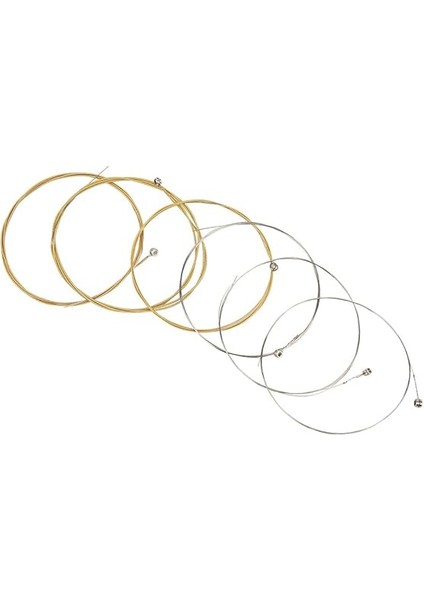 6 Adet Gitar Teli Seti Yedek Paslanmaz Çelik Merserize Dize Gitar Telleri Klasik Halk Gitar Için Değiştirme fiyatları