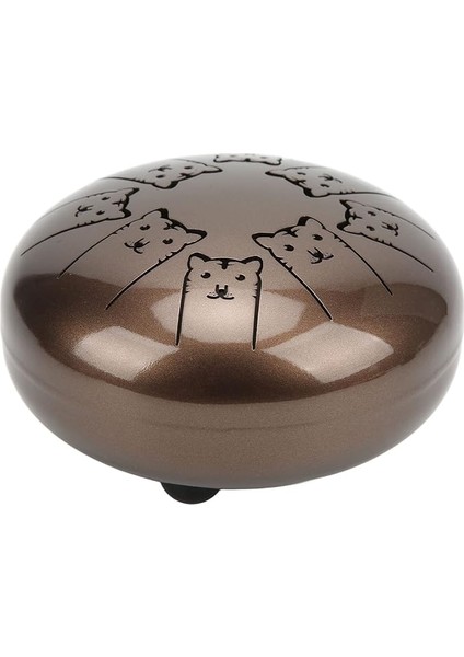 Etheral Davul, 5.5 Inç Dil Davul Çelik Ti Alaşım Alaşım Dini Etkinlikler Için Müzik Eğitimine Dayanıklı