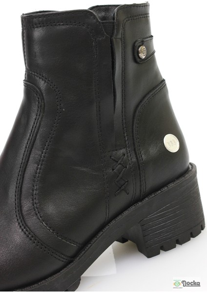 Mammimia Kadın Ortopedik Yumuşak Hakiki Deri Fermuarlı Klasık Tarz Günlük Bot M26/KB4555