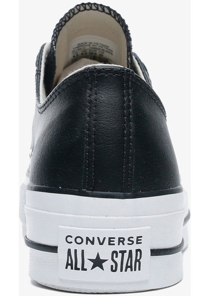 Chuck Taylor All Star Leather Platform Unisex Siyah SNEAKER.001 fiyatları