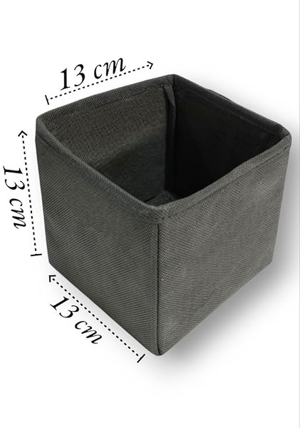 Room Antrasit 8'li Çok Amaçlı Çekmece İçi Düzenleyici Organizer Set 28x28x13 cm Renkli ve Şık fırsatları