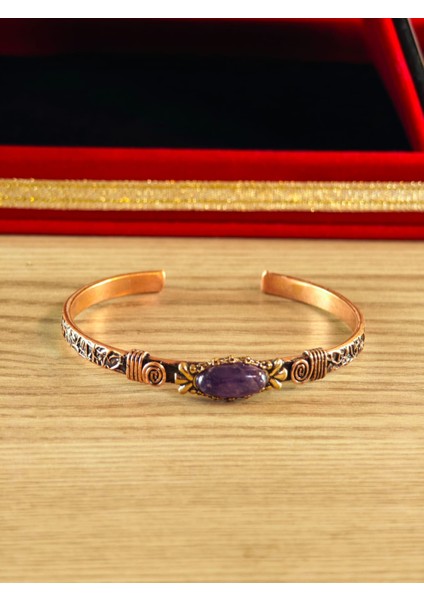 Saf Bakır Bileklik El Yapımı Üzerinde Özel Tasarımlar modelleri