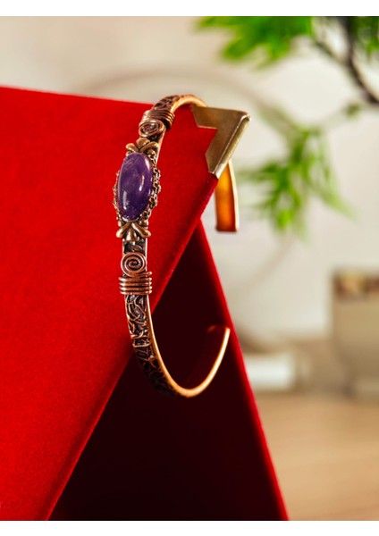 Saf Bakır Bileklik El Yapımı Üzerinde Özel Tasarımlar fırsatları