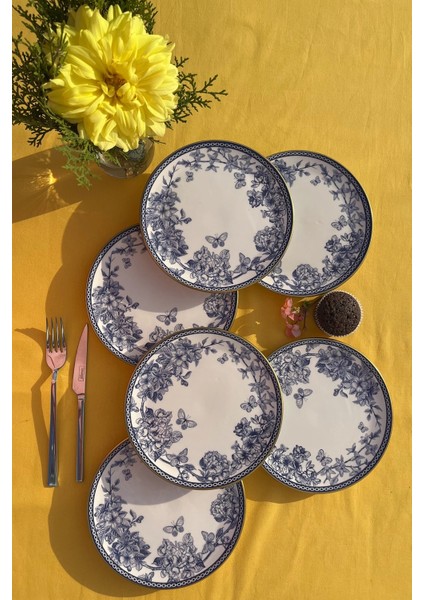 Heyf Spring Time 6'lı Pasta Tabağı 20CM fırsatları