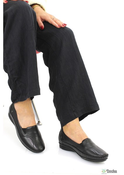 Kadın Tam Ortopedik Hakiki Deri Şık Anne Ayakkabısı F4M/CZ51302