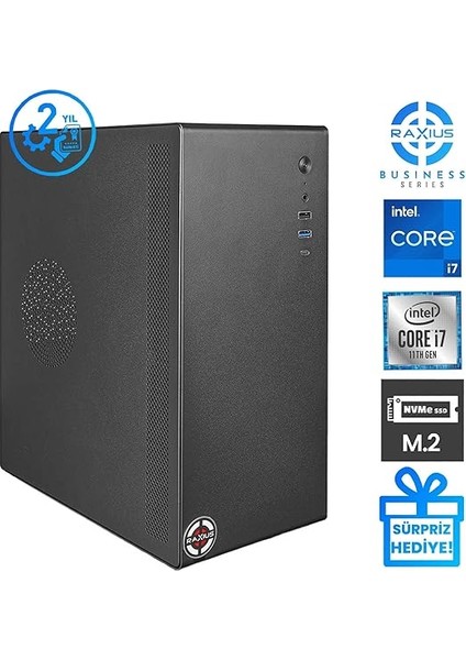 Business B1 I7 UHD750-117A002 I7-11700 16GB 1tbssd Freedos Masaüstü Bilgisayar fiyatları