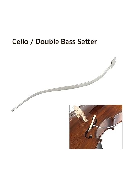 Ses Sonrası Çello Sütun Kancası Çello S Stil Ayarlayıcı, Ses Sonrası Çello Sütun Kancası, Çift Bas Için Taşınabilir Müzik Aleti Aracı, Kullanımı Kolay fiyatları