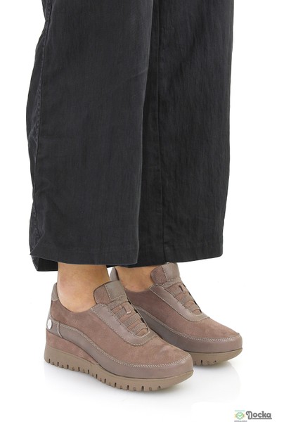 Kadın Hakiki Deri Dolgu Topuk Klasik Ortopedik Günlük Ayakkabı M26/KA3685 fiyatları