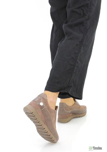 Kadın Hakiki Deri Dolgu Topuk Klasik Ortopedik Günlük Ayakkabı M26/KA3685 indirimleri