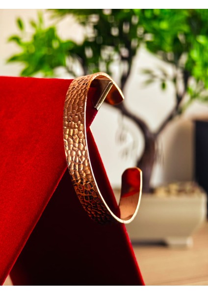 Saf Bakır Bileklik El Yapımı Üzerinde Özel Tasarımlar