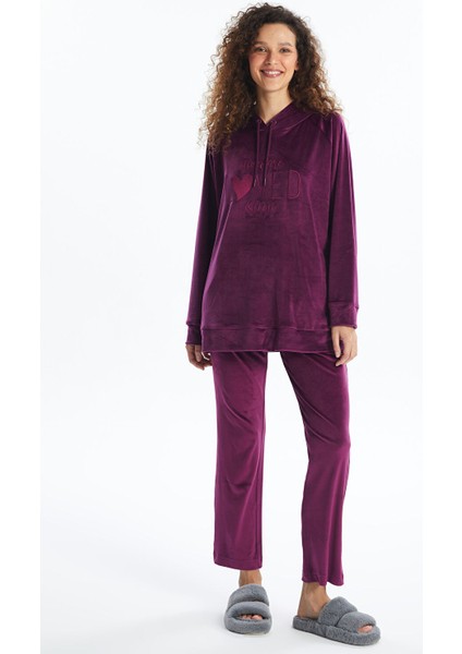 Yeni Sezon Beli Lastikli Düz Kadife Kadın Pijama Alt fiyatları