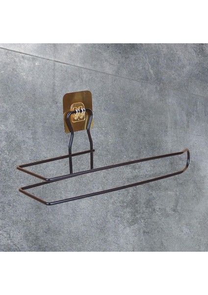 Kendiliğinden Yapışkanlı Krom Paslanmaz Metal Havlu Kağıtlık Aparatı (4940) fırsatları