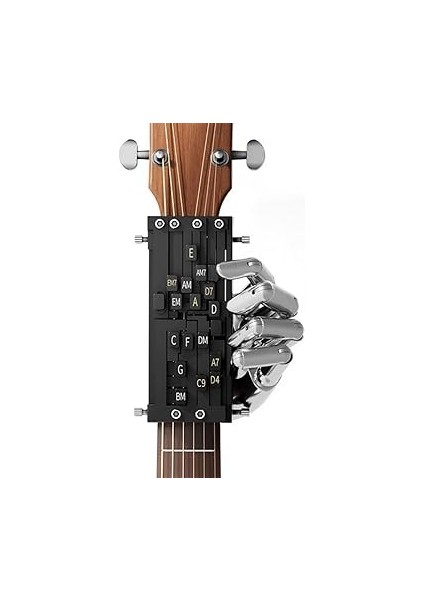 One Touch Chord Pusher – Gitar Akorlarını Kolayca Öğrenin ve Kolayca Ayarlanabilen Tuner. Sekiz Evrensel Akoru Var fırsatları