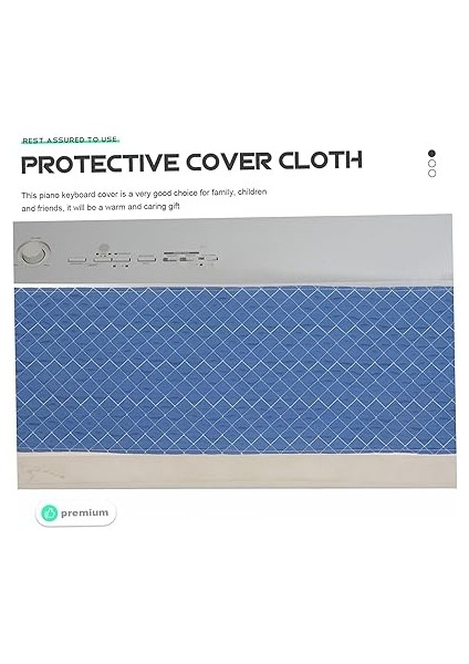 Piyano Kapağı Klavye Kapağı Piyano Klavye Koruyucu Toz Geçirmez Rahat Malzeme fırsatları
