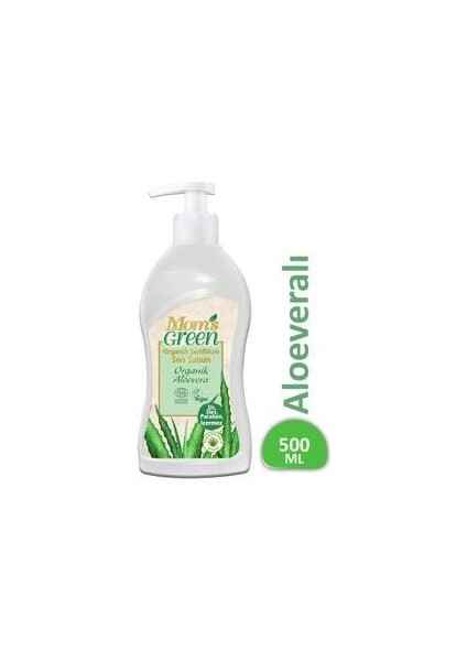 Organik Aloeveralı Sıvı Sabun Ferahlatıcı Koku 500 ml Tüm Cilt Tipleri İçin fiyatları