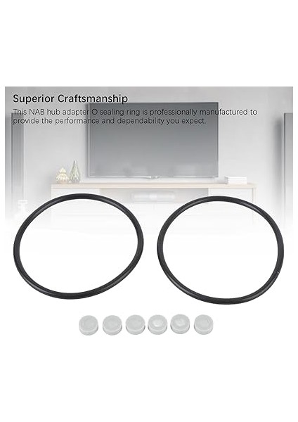Revox Nab Hub Adaptörü Için Halka, Nab Hub Adaptörü O Halka Kiti, Revox Nab Hub Adaptörü, Sürtünme Arttırıcı ile Teyp Kaydedici Için Kauçuk Keçe Halkaları, Smit (Black) (Gray) indirimleri