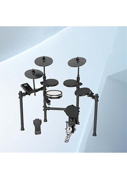 Electronic Drums 5 Drums 3 Cymbals Portable Folding Drum Set Percussion Instrument Professional Performance Silent Drum fiyatları