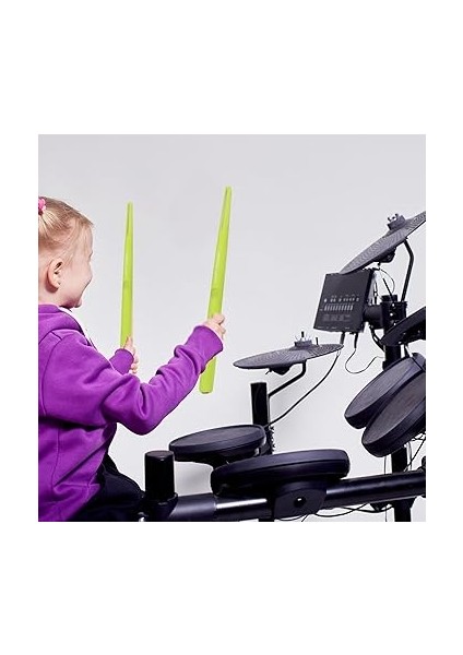 Davul Seti, 3D Hareket Algılama, Taşınabilir Elektronik Davul Seti Yeni Başlayanlar Çocuklar Yetişkinler Için Sanal Gerçeklik Teknolojisi (Green) fırsatları