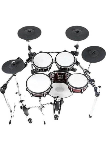 Drums Kit Acoustic Drum Style Five Drums Four Cymbals Electronic Drums Musical Instrument With Iron Drum Stand Professional Electronic Drums Set