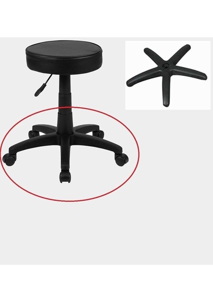 Ofis Koltuğu Için Tekerlekli Yıldız Ayak Ahtapot Koltuk Ayağı 5 Tekerli Üniversal fırsatları