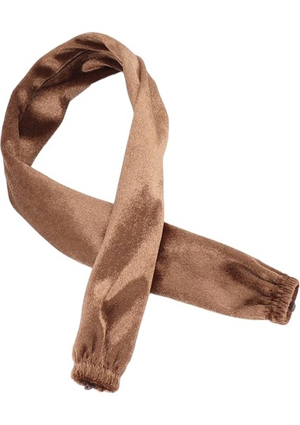 Zincir Örtü Bezi Demir Paslanmaya Karşı Dayanıklı Pazen Kablo Kablosu Koruyucu Kapak Tavan Lamba Için Kadife Kapak Çıkarılabilir Kumaş Kapak Aydınlatma Zincirleri (Açık Kahverengi)