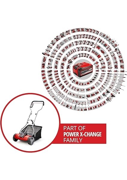 Akülü Çim Biçme Makinesi Ge-Hm 18/38 Li - Solo Power X-Change (18V, 5 Hassas Çelik Bıçaklı Rulmanlı Kesme Silindiri, Akü Dahil Değildir) - 3414200 fiyatları