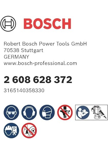 2 608 628 Aksesuarı 372 Kesici 8 Mm, D1 8 Mm, L 25,4 Mm, G 56 mm indirimleri