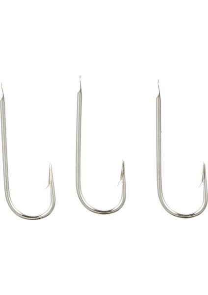 1251C Olta Iğnesi, Istavrit, Çinekop, Lüfer Avları Için, Uzun Pala, Çelik Krom Kaplama Olta Iğnesi Beyaz