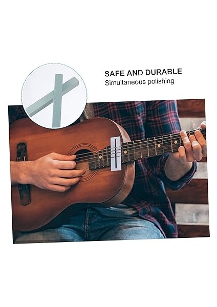 Gitar Temizleme Malzemeleri Seti 6 Parça Set Cila Taşı ve Gitar Bakımı Için Perde Dosyası fiyatları