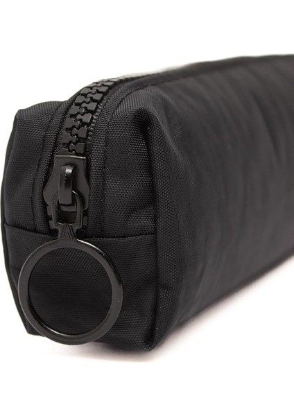 01106 Siyah Krinkıl Kumaş Unisex Tek Bölmeli Suya Dayanıklı Kalem Kutusu - Parmak Kalemlik fırsatları