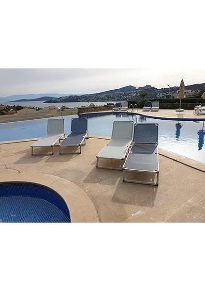 Concept Katlanır Şezlong Alüminyum Ferrari File Yırtılmaz Kumaş fırsatları