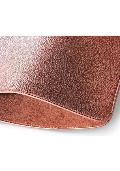 Macbook Pro 14" Inç [2021-2024], Macbook Air 14" Inç [2019-ÖNCESI] - Su Geçirmez Deri Laptop Kılıfı (Koyu Kahverengi) fırsatları