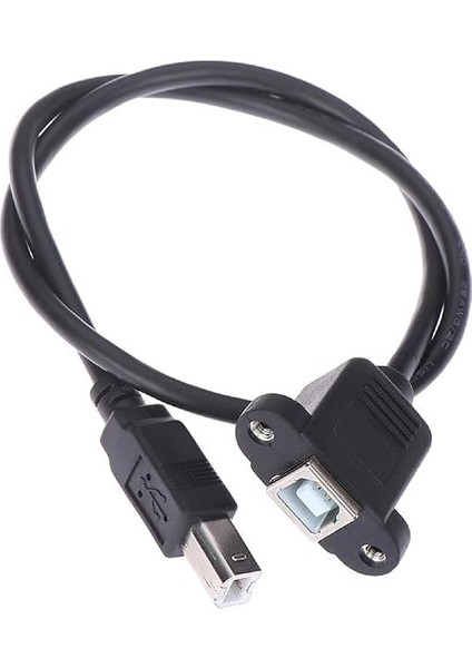 6352 50 cm USB Printer Yazıcı Panel Tipi Vida Girişli Bağlantı Kablosu (LN-6352 USB Vidalı Kablo)