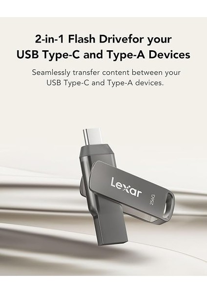 256GB Jumpdrive Dual Drive D400 USB 3.1 Type-C Flash Sürücü fiyatları