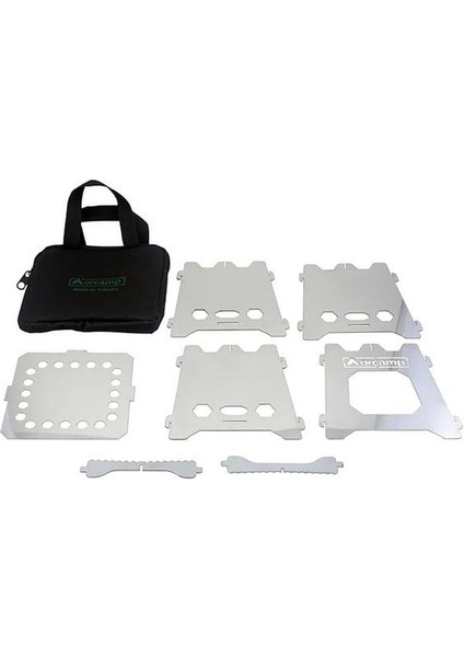 Paslanmaz Inox Ateş Kutusu - Çantalı, Dayanıklı Kamp Ekipmanları, Kamp Aksesuarları, Açık Hava Sporları, Doğa Sporları, Yürüyüş fiyatları