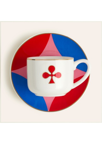 Luohu Porselen Kahve Seti 90 Ml Renkli