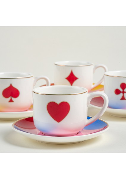Luohu Porselen Kahve Seti 90 Ml Renkli fırsatları
