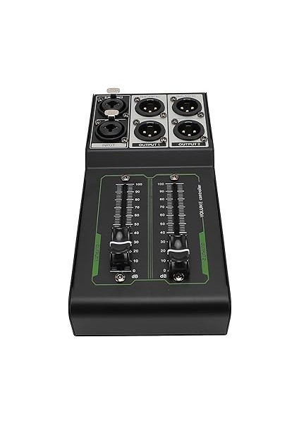 Stüdyo ve Ev Ses Sistemleri Için Metal Kayıpsız Pasif Hacim Kontrolü, Tam Stereo Kontrol, 1/2 Çıkış indirimleri