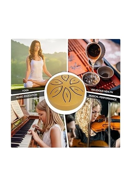 Yağmur Davul 3 Inç 6 Notlar Yağmur Davul Enstrüman Mini Handpan Davul Perküsyon Müzik Aletleri Yoga Meditasyon Benzersiz Hediye fırsatları