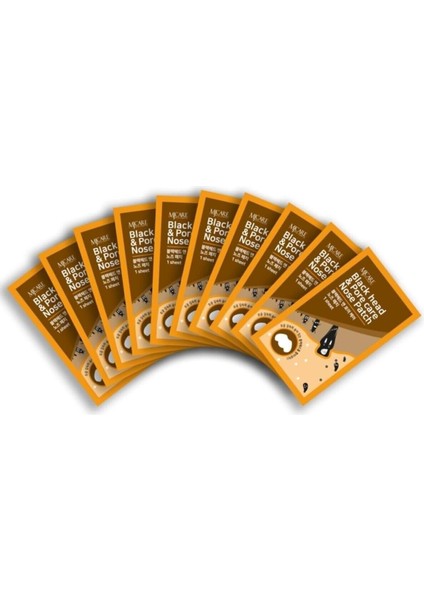 Nose Patch Siyah Nokta ve Gözenek Için Temizleyici Burun Bandı 10'lu