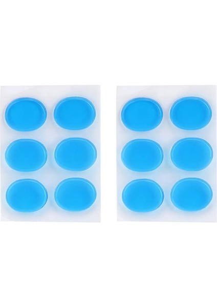 Adet Drum Damper Pad, Silikon Kendinden Yapışkanlı Davul Silencer Perküsyon Enstrüman Aksesuarı Davul Ton Kontrolü Için Mavi